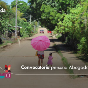 Convocatoria persona Abogada Sr.