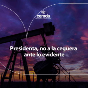 Presidenta, no a la ceguera ante lo evidente 